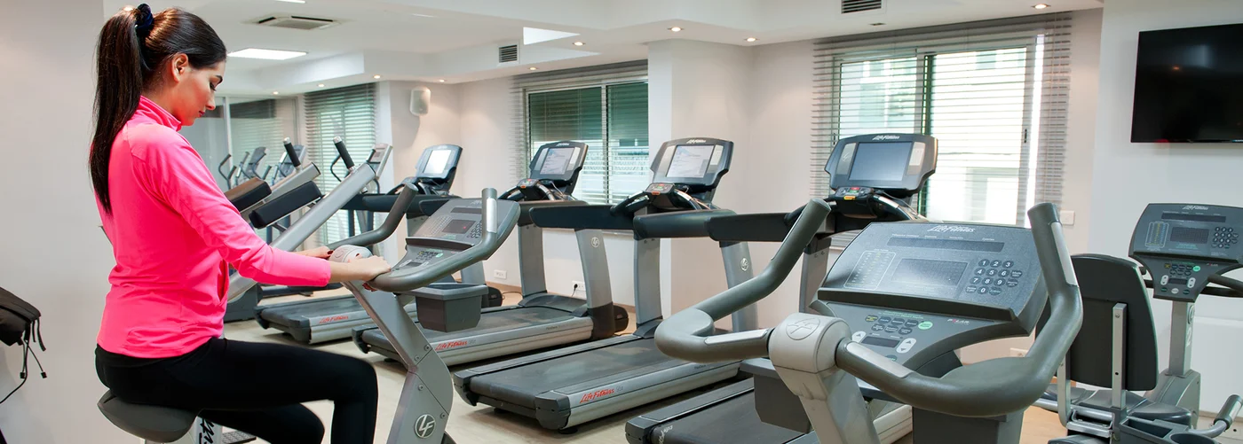 Salle de fitness du centre